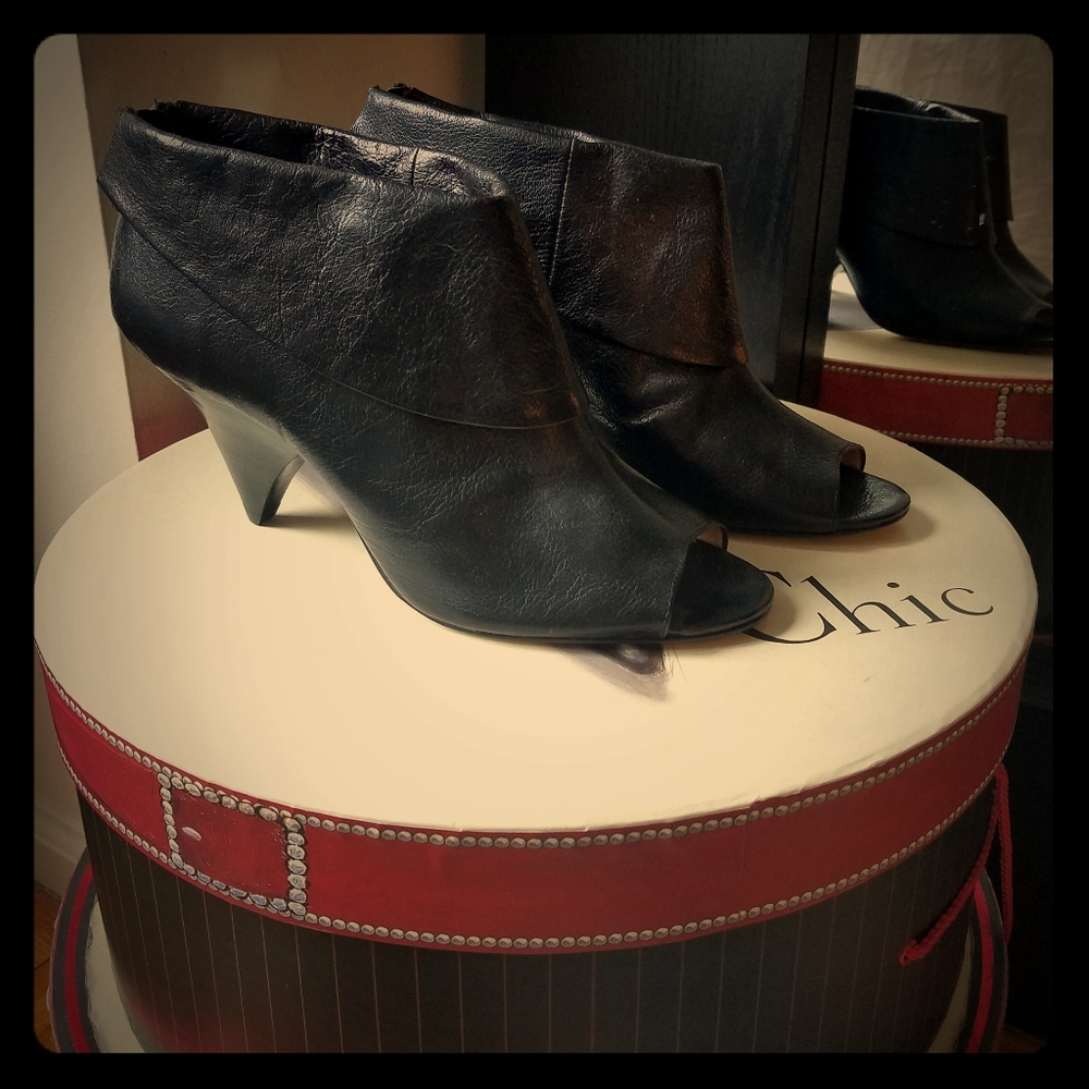 Peep Toe Booties